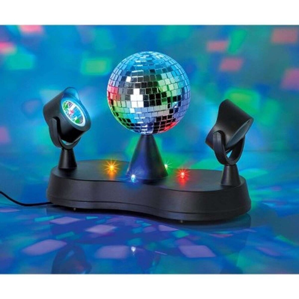 West & Arrow Rotating Disco Light USB-Powered Multicolor LED
